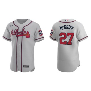 Fred McGriff Gray 2021 World Series 150th Anniversary Jersey