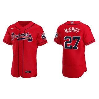 Fred McGriff Red 2021 World Series 150th Anniversary Jersey