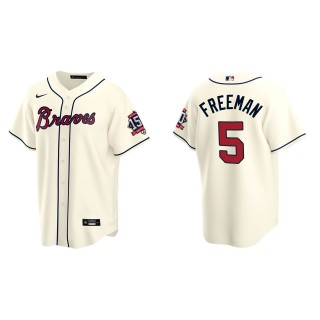 Freddie Freeman Cream 150th Anniversary Replica Jersey