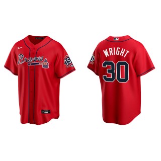 Kyle Wright Red 150th Anniversary Replica Jersey