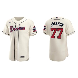 Luke Jackson Cream 2021 World Series 150th Anniversary Jersey