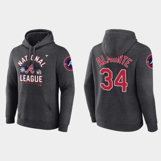 Abraham Almonte Braves Charcoal 2021 National League Champions Hoodie