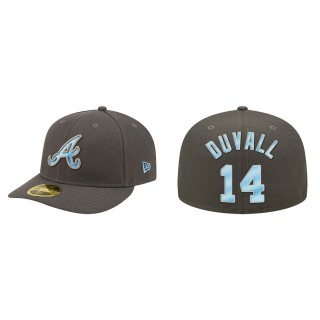 Adam Duvall Atlanta Braves Graphite 2022 Father's Day On-Field Low Profile 59FIFTY Fitted Hat