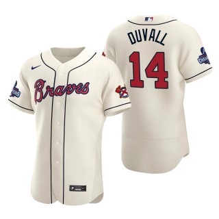 Adam Duvall Atlanta Braves Nike Cream Alternate 2021 World Series Champions Authentic Jersey