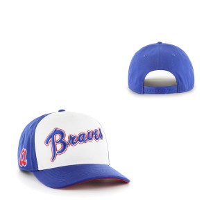Atlanta Braves '47 Cooperstown Collection Retro Contra Hitch Snapback Hat Royal White