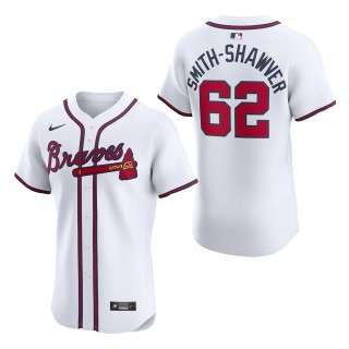 Atlanta Braves AJ Smith-Shawver White Home Elite Player Jersey