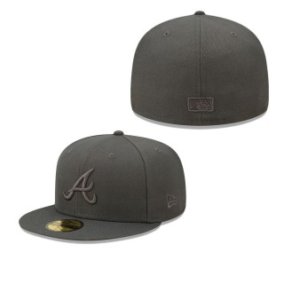 Men's Atlanta Braves Charcoal Color Pack 59FIFTY Fitted Hat