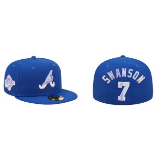 Men's Dansby Swanson Atlanta Braves Nightbreak 59FIFTY Fitted Hat