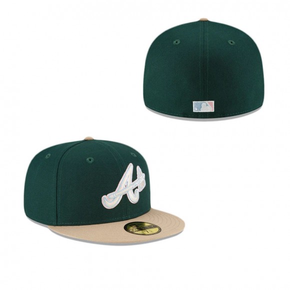 Atlanta Braves Emerald Fitted Hat