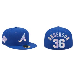Men's Ian Anderson Atlanta Braves Nightbreak 59FIFTY Fitted Hat