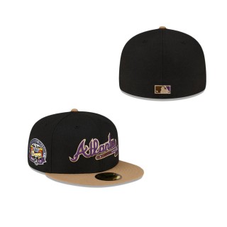 Atlanta Braves Just Caps Black Crown 59FIFTY Fitted Cap