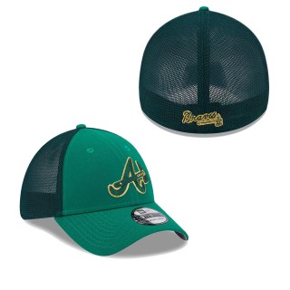 Men's Atlanta Braves Kelly Green 2023 St. Patrick's Day 39THIRTY Flex Hat