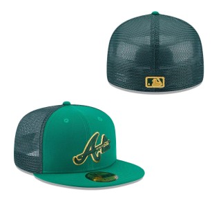Men's Atlanta Braves Kelly Green 2023 St. Patrick's Day 59FIFTY Fitted Hat
