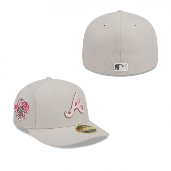 Men's Atlanta Braves Khaki 2023 Mother's Day Low Profile 59FIFTY Fitted Hat