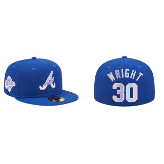 Men's Kyle Wright Atlanta Braves Nightbreak 59FIFTY Fitted Hat