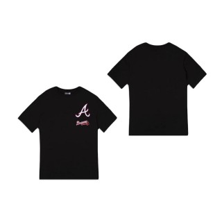 Atlanta Braves Logo Select Black T-Shirt