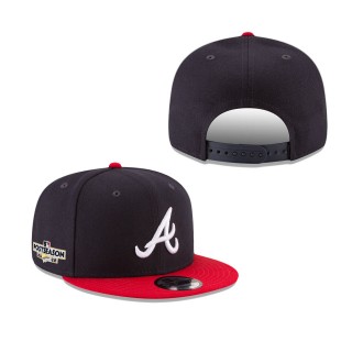Men's Atlanta Braves Navy 2022 Postseason 9FIFTY Snapback Hat