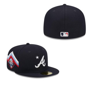 Atlanta Braves Navy MLB All-Star Game Workout Fitted Hat