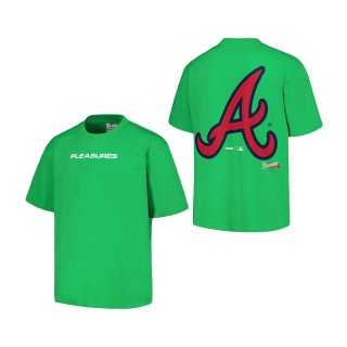 Atlanta Braves PLEASURES Green Ballpark T-Shirt
