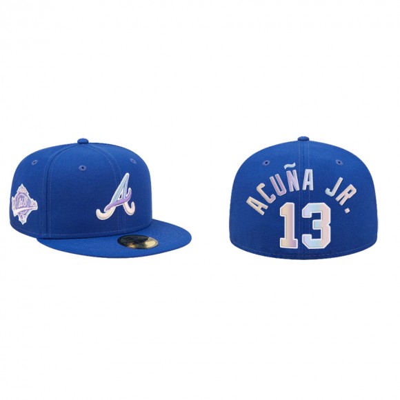 Men's Ronald Acuna Jr. Atlanta Braves Nightbreak 59FIFTY Fitted Hat