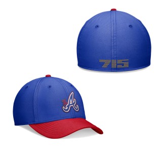 Atlanta Braves Royal Red 2024 City Connect Swoosh Flex Hat