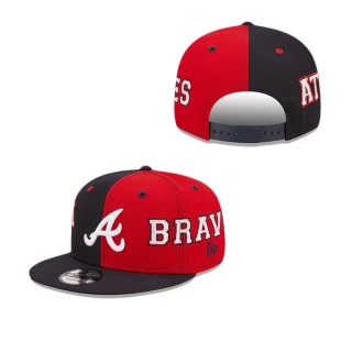 Atlanta Braves Team Split 9FIFTY Snapback Hat