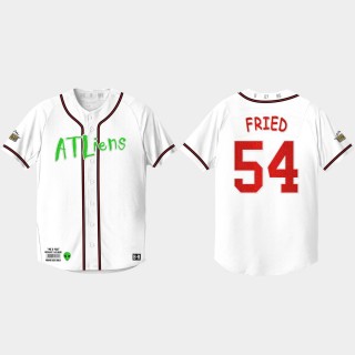 Max Fried Atliens White 25th Anniversary Jersey