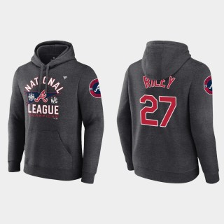 Austin Riley Braves Charcoal 2021 National League Champions Hoodie