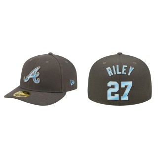 Austin Riley Atlanta Braves Graphite 2022 Father's Day On-Field Low Profile 59FIFTY Fitted Hat