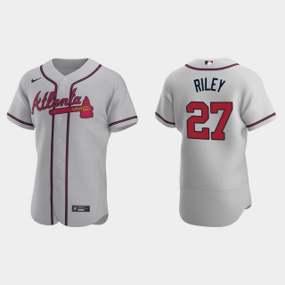Austin Riley Braves Gray Authentic Jersey