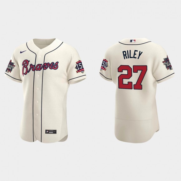 Austin Riley Braves Cream 2021 MLB All-Star Jersey