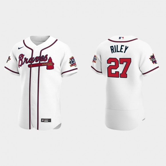 Austin Riley Braves White 2021 MLB All-Star Game Authentic Jersey