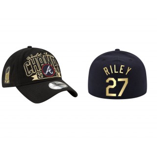 Austin Riley Atlanta Braves New Era Black 2021 World Series Champions Hat