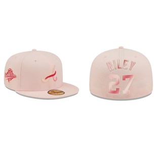 Austin Riley Atlanta Braves Pink Blossoms 59FIFTY Fitted Hat