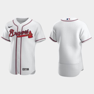 Braves White Authentic Jersey