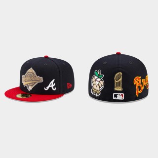 Braves Navy 1995 World Series Champions 59FIFTY Hat