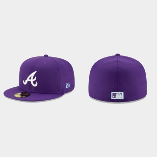 Braves Purple 1995 World Series Fashion 59FIFTY Hat
