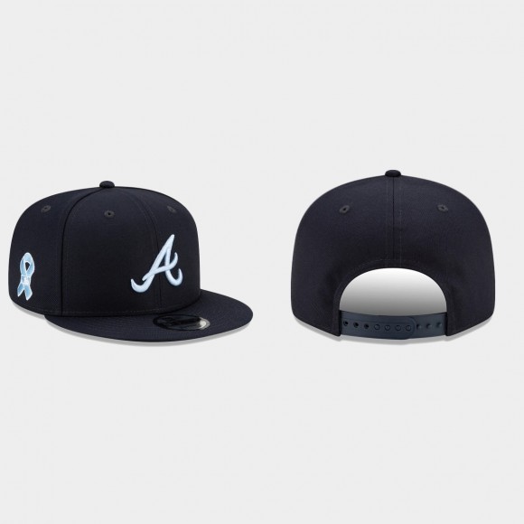 Braves Navy 2021 Father's Day 9FIFTY Snapback Hat