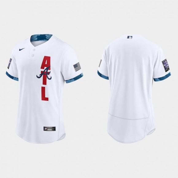 2021 MLB All-Star Game Braves White Authentic Jersey