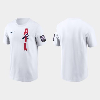 Braves 2021 MLB All-Star Game White Wordmark T-Shirt