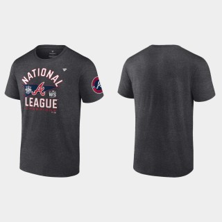 Braves 2021 National League Champions Charcoal Locker Room T-Shirt