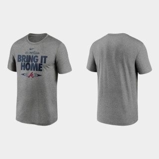 Braves 2021 Postseason Gray Proving Grounds T-Shirt