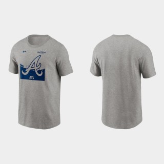 Braves 2021 World Series Gray Icon T-Shirt