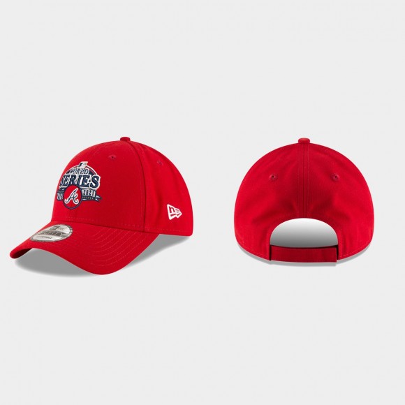 Braves Red 2021 World Series Replica Locker Room 9FORTY Hat