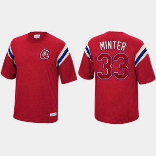 Braves A.J. Minter Extra Innings Red T-Shirt