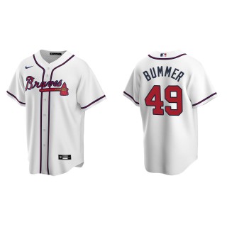 Aaron Bummer Braves White Replica Home Jersey