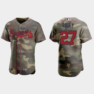 Austin Riley Braves Camo Armed Forces Day Jersey