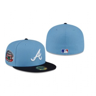Atlanta Braves Blue Just Caps Drop 5 59FIFTY Fitted Hat