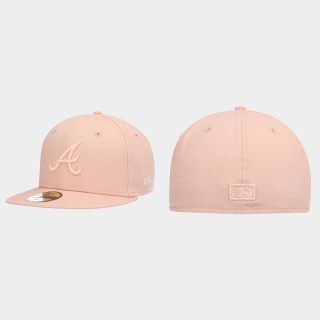Braves Pink Blush Sky Tonal 59FIFTY Fitted Hat