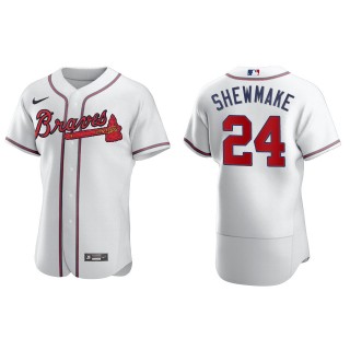 Braden Shewmake Braves White Authentic Home Jersey